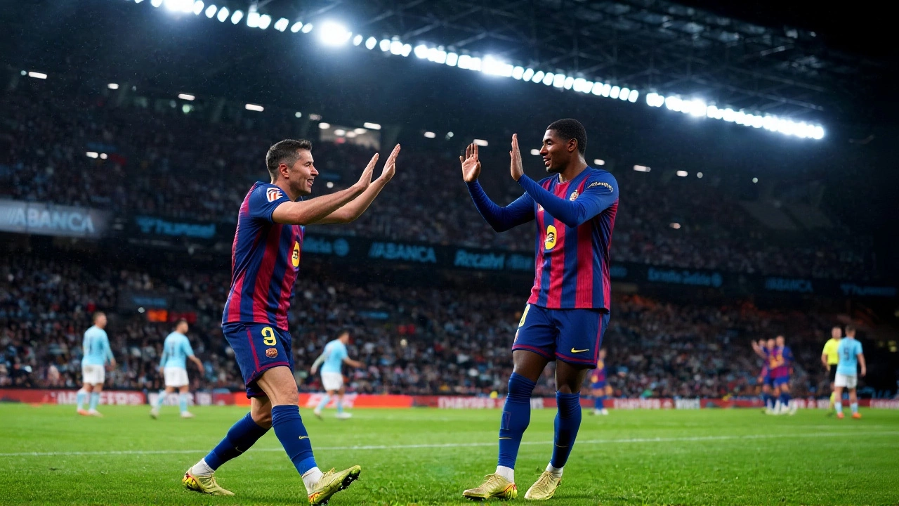 Lewandowski hat-trick powers Barcelona to 4-2 win over Celta Vigo in LaLiga