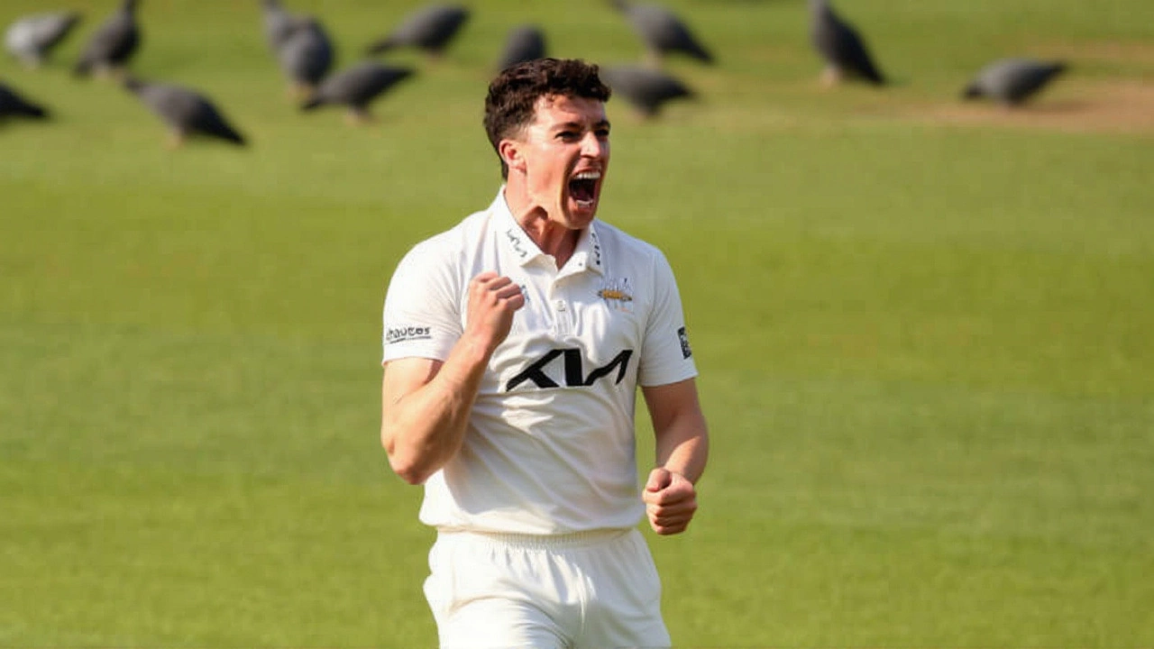 Surrey Cricket Frustrated by Rain as Fisher Shines